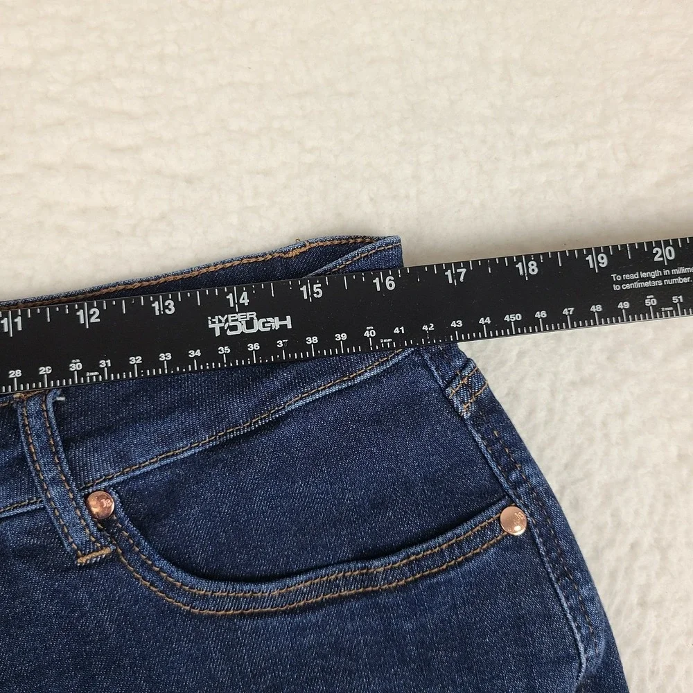 Judy Blue Jeans Womens 14W Blue Skinny Fit Dark Wash Denim JB88894